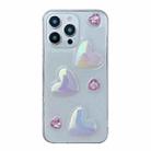 For iPhone 13 Pro Love Epoxy TPU Phone Case(Pink) - 1