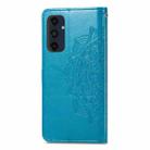 For Samsung Galaxy A16 5G Mandala Flower Embossed Leather Phone Case(Blue) - 3