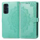 For Samsung Galaxy A16 5G Mandala Flower Embossed Leather Phone Case(Green) - 1