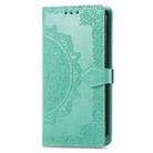 For Samsung Galaxy A06 4G Mandala Flower Embossed Leather Phone Case(Green) - 2