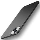 For iPhone 15 MOFI Frosted PC Ultra-thin Hard Phone Case(Black) - 1