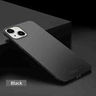 For iPhone 15 MOFI Frosted PC Ultra-thin Hard Phone Case(Black) - 2