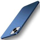 For iPhone 15 MOFI Frosted PC Ultra-thin Hard Phone Case(Blue) - 1