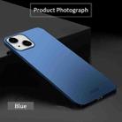 For iPhone 15 MOFI Frosted PC Ultra-thin Hard Phone Case(Blue) - 2