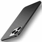 For iPhone 15 Plus MOFI Frosted PC Ultra-thin Hard Phone Case(Black) - 1