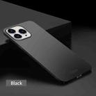 For iPhone 15 Plus MOFI Frosted PC Ultra-thin Hard Phone Case(Black) - 2