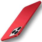 For iPhone 15 Plus MOFI Frosted PC Ultra-thin Hard Phone Case(Red) - 1