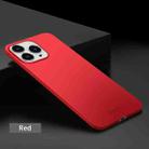 For iPhone 15 Plus MOFI Frosted PC Ultra-thin Hard Phone Case(Red) - 2
