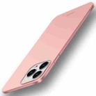 For iPhone 15 Plus MOFI Frosted PC Ultra-thin Hard Phone Case(Rose Gold) - 1