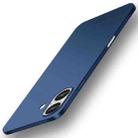 For iPhone 16 Plus MOFI Frosted PC Ultra-thin Hard Phone Case(Blue) - 1