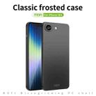 For iPhone 16e MOFI Frosted PC Ultra-thin Hard Phone Case(Blue) - 3
