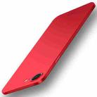 For iPhone 16e MOFI Frosted PC Ultra-thin Hard Phone Case(Red) - 1