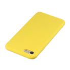 Frosted Solid Color TPU Protective Case for iPhone 7 / 8(Yellow) - 5