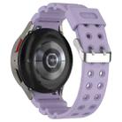 For Samsung Galaxy Watch 6 / 6 Classic Armored Solid Color Silicone Watch Band(Purple) - 2