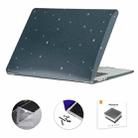 For MacBook Air 15.3 A2941 ENKAY EU Version 3 in 1 Bling Crystal Protective Case with TPU Keyboard Film & Anti-dust Plugs(Black) - 1