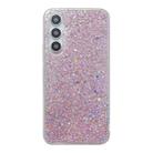 For Samsung Galaxy S23 FE 5G Glitter Sequins Epoxy TPU Phone Case(Pink) - 1