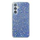 For Samsung Galaxy S23 FE 5G Glitter Sequins Epoxy TPU Phone Case(Blue) - 1