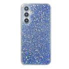 For Samsung Galaxy S24 5G Glitter Sequins Epoxy TPU Phone Case(Blue) - 1