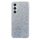 For Samsung Galaxy A05s Glitter Sequins Epoxy TPU Phone Case(Silver) - 1
