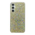 For Samsung Galaxy A35 Glitter Sequins Epoxy TPU Phone Case(Gold) - 1