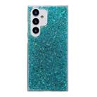 For Samsung Galaxy S24 FE 5G Glitter Sequins Epoxy TPU Phone Case(Green) - 1