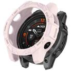 For Garmin Epix Pro 51mm / Fenix 7X / 7X Pro Armored TPU Half Wrapped Watch Protective Case(Pink) - 1