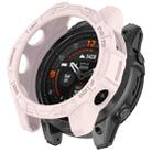 For Garmin Epix Pro 42mm / Fenix 7S / 7S Pro Armored TPU Half Wrapped Watch Protective Case(Pink) - 1