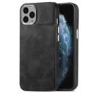 For iPhone 11 Pro Skin-Feel Electroplating TPU Shockproof Phone Case(Black) - 1