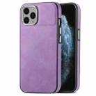 For iPhone 11 Pro Skin-Feel Electroplating TPU Shockproof Phone Case(Purple) - 1