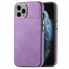 For iPhone 11 Pro Max Skin-Feel Electroplating TPU Shockproof Phone Case(Purple) - 1