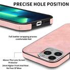 For iPhone 13 Pro Skin-Feel Electroplating TPU Shockproof Phone Case(Pink) - 3
