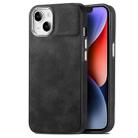 For iPhone 14 Skin-Feel Electroplating TPU Shockproof Phone Case(Black) - 1