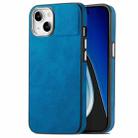 For iPhone 15 Skin-Feel Electroplating TPU Shockproof Phone Case(Blue) - 1