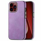 For iPhone 15 Pro Skin-Feel Electroplating TPU Shockproof Phone Case(Purple) - 1