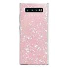 For Samsung Galaxy S10 Shell Pattern TPU Protective Phone Case(Pink) - 1