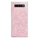 For Samsung Galaxy S10+ Shell Pattern TPU Protective Phone Case(Pink) - 1