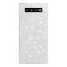 For Samsung Galaxy S10+ Shell Pattern TPU Protective Phone Case(White) - 1