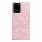 For Samsung Galaxy S20 Ultra 5G Shell Pattern TPU Protective Phone Case(Pink) - 1