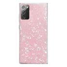 For Samsung Galaxy Note20 Shell Pattern TPU Protective Phone Case(Pink) - 1