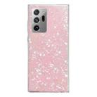 For Samsung Galaxy Note20 Ultra Shell Pattern TPU Protective Phone Case(Pink) - 1