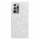 For Samsung Galaxy Note20 Ultra Shell Pattern TPU Protective Phone Case(White) - 1