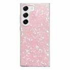 For Samsung Galaxy S23 5G Shell Pattern TPU Protective Phone Case(Pink) - 1