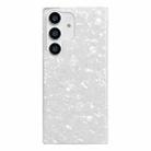 For Samsung Galaxy A35 5G Shell Pattern TPU Protective Phone Case(White) - 1