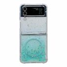 For Samsung Galaxy Z Flip4 Magsafe Glitter TPU Phone Protective Case(Green) - 1