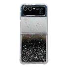 For Samsung Galaxy Z Flip4 Magsafe Glitter TPU Phone Case(Black) - 1