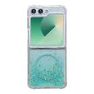 For Samsung Galaxy Z Flip7 Magsafe Glitter TPU Phone Case(Green) - 1