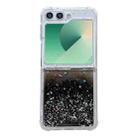 For Samsung Galaxy Z Flip7 Magsafe Glitter TPU Phone Case(Black) - 1