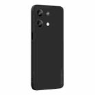 For Xiaomi Redmi Note 13 PINWUYO Sense Series Liquid Silicone TPU Phone Case(Black) - 1