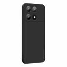 For Xiaomi Redmi K70E PINWUYO Sense Series Liquid Silicone TPU Phone Case(Black) - 1