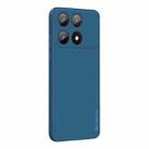For Xiaomi Redmi K70E PINWUYO Sense Series Liquid Silicone TPU Phone Case(Blue) - 1